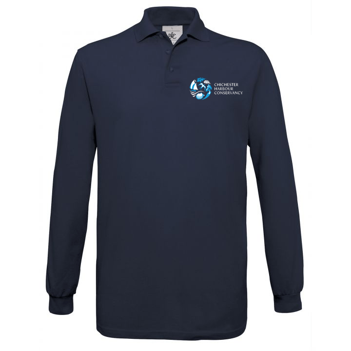 Chichester Harbour Conservancy Long Sleeve Polo Game Set & Match