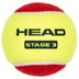 Head Stage 3 Red Junior Tennis Balls Tube of 3