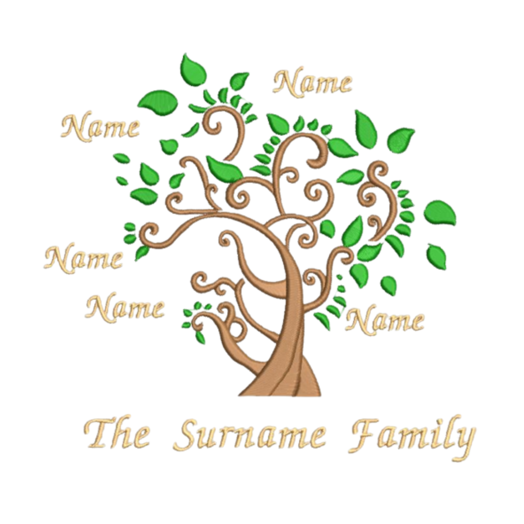 Custom Family Christmas Tree Game Set & Match