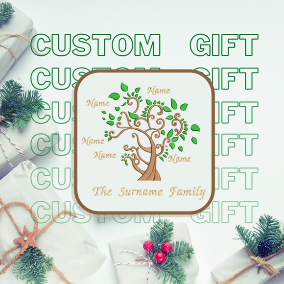 Custom Family Christmas Tree