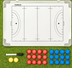 Foza Hockey Coaching Tactics Board With Carry Bag