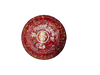 Drakes Pride Professional Bowls / Size 1 / Maroon Fluorescent Harlequin