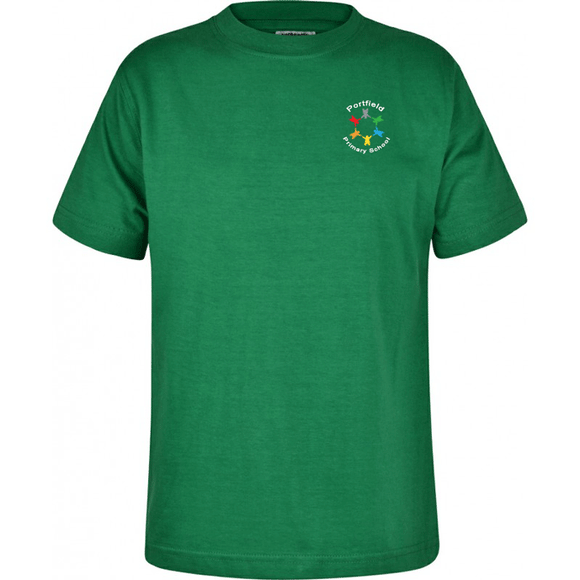 Portfield Primary Academy PE T-shirt Green