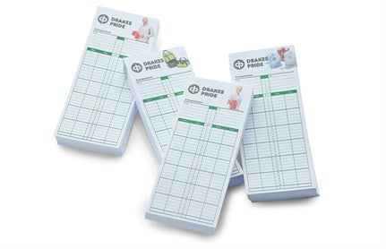 Drakes Pride 100 Scorecards