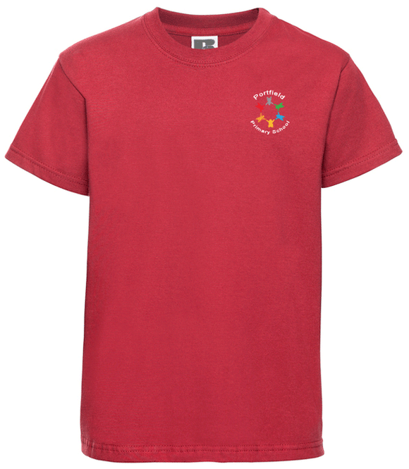 Portfield Primary Academy PE T-shirt Red