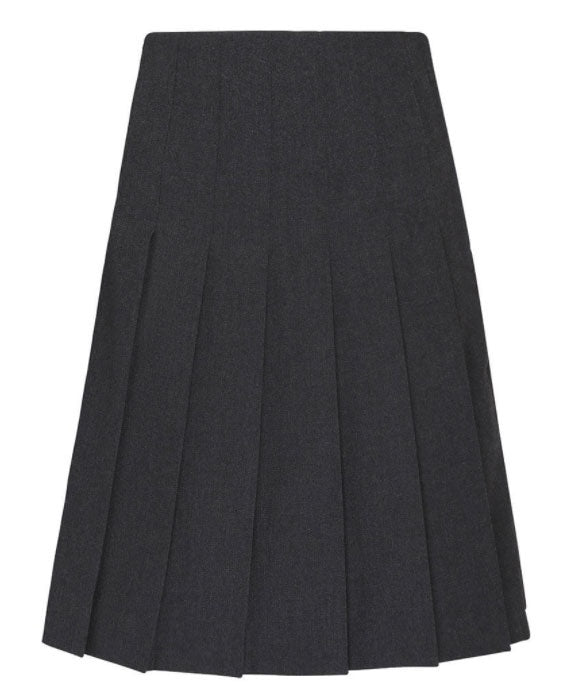 Zeco Grey Knife Pleat Skirt