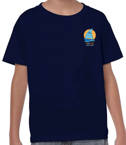 2023 - Mengeham Rythe SC Ladies race week with logo printed on the front and back-shirt