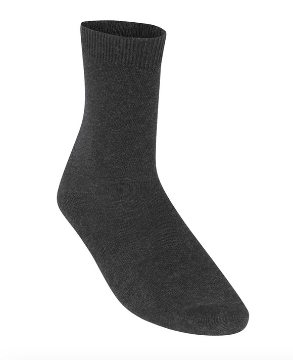 School Ankle Socks - Black