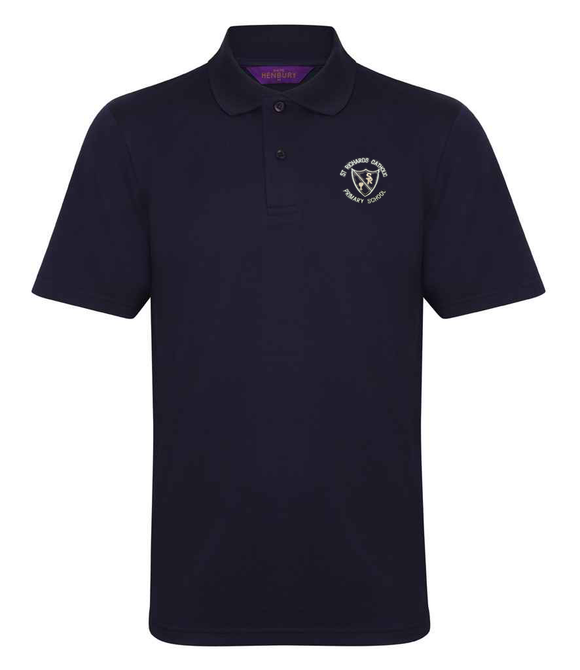 St Richards men's fit STAFF polo shirt