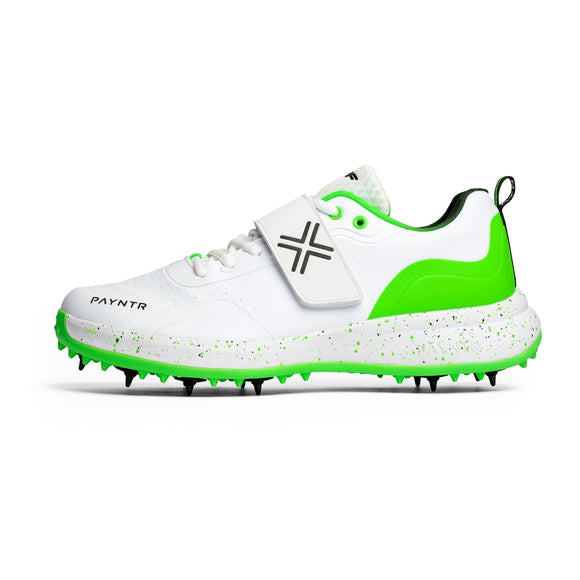 Payntr XPF-P6 Bowling Spikes White & Green